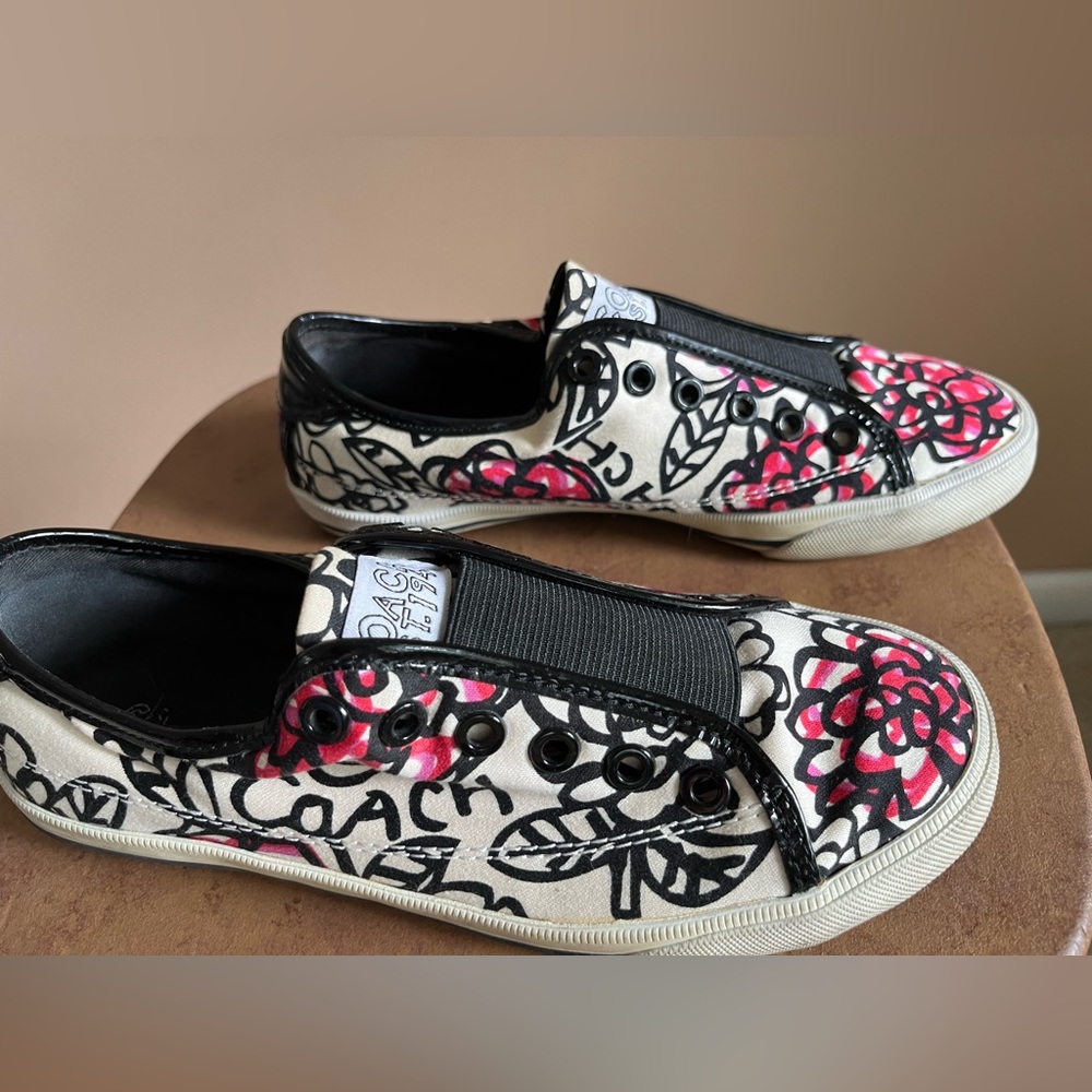 COACH POPPI SNEAKERS SIZE 6 - Picture 2 of 6